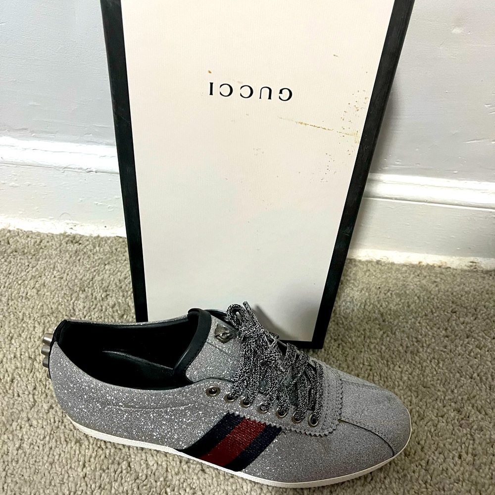 Glitter Gucci Sneakers size 10.5 women